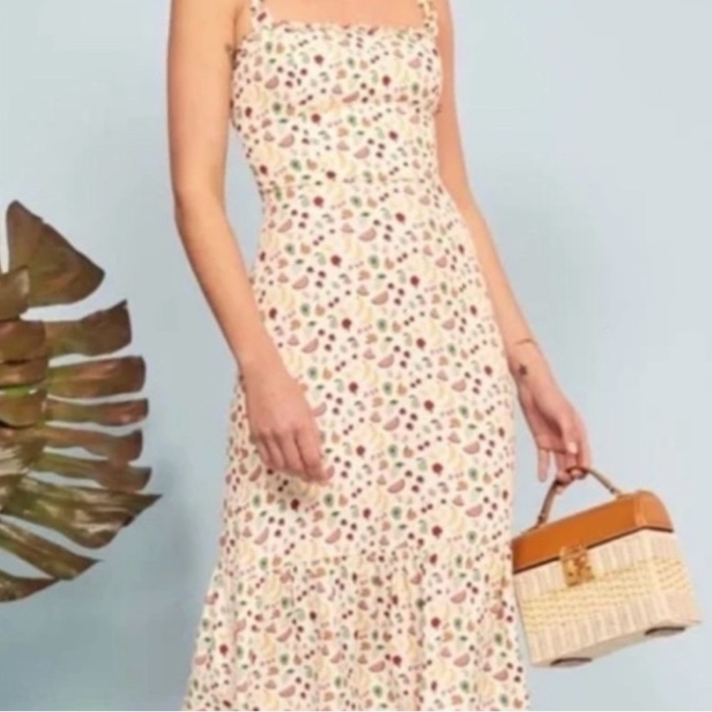 Colorful Fruit Print Dress - Picture 2 of 9